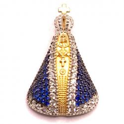 Pingente de N. Sra. Aparecida em ouro 18k - 2PIZ0063